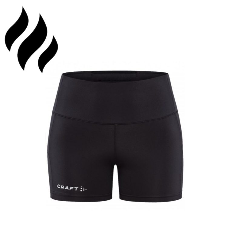 Ansgar Bibelskole Craft hot pants w, sort